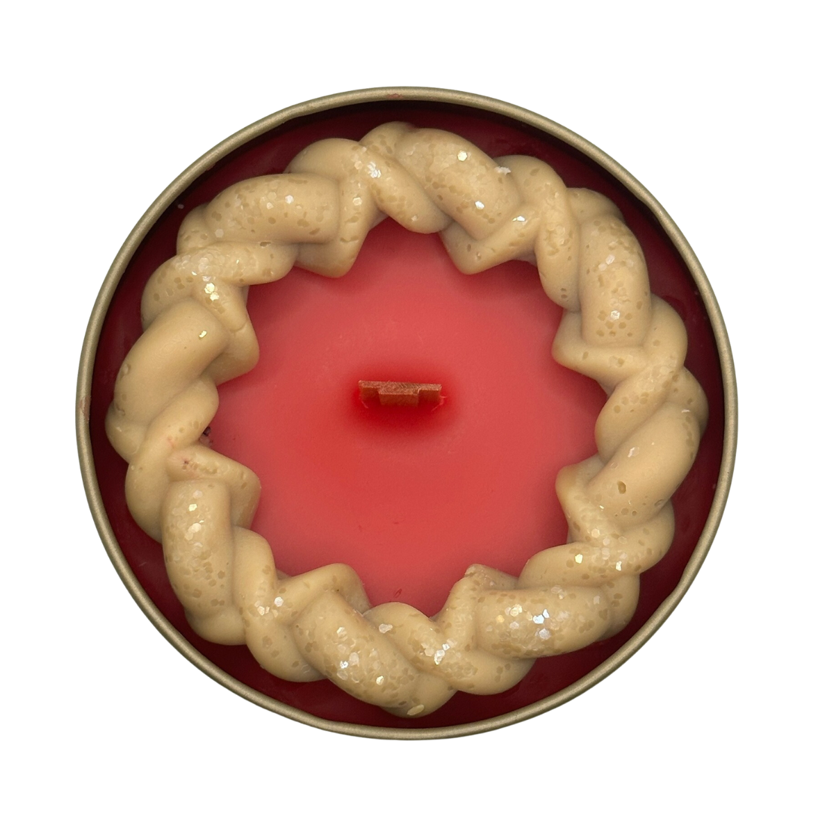 Hot Apple Pie | 6oz Soy Candle with Wooden Wick (Free Shipping over $35)