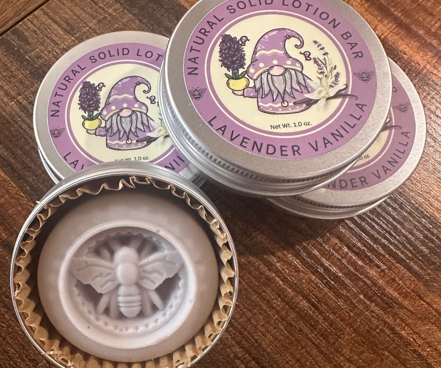 Solid Lotion Bar with Tin | Handcrafted with Natural Ingredients