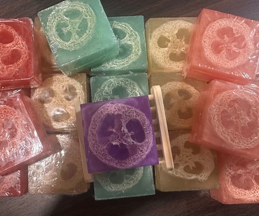 Loofah Soap Bars | Glycerin | 4oz