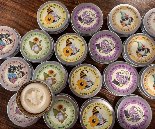 Solid Lotion Bar with Tin | Handcrafted with Natural Ingredients