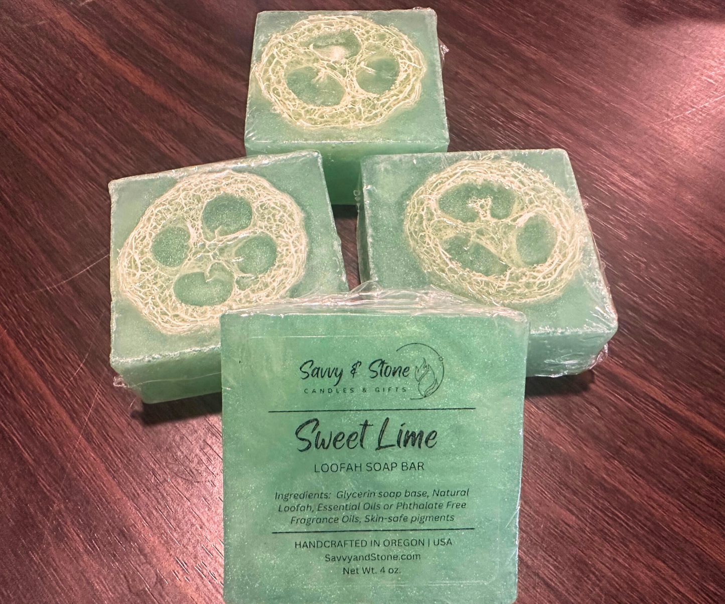 Loofah Soap Bars | Glycerin | 4oz