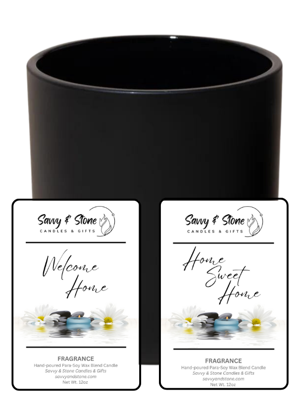 House Warming Gift | 12oz Aura Wooden Wick Candle with Lid