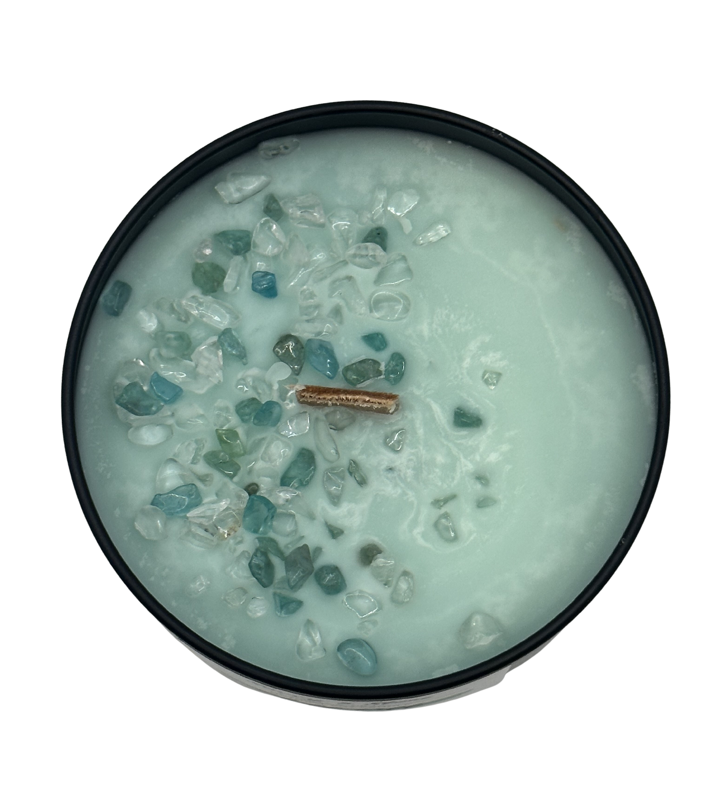 Spearmint & Eucalyptus "Chill Pill" / 6oz Wooden Wick Candle in Premium Tin (Free shipping over $35)