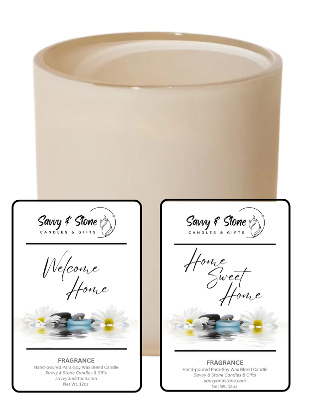 House Warming Gift | 12oz Aura Wooden Wick Candle with Lid