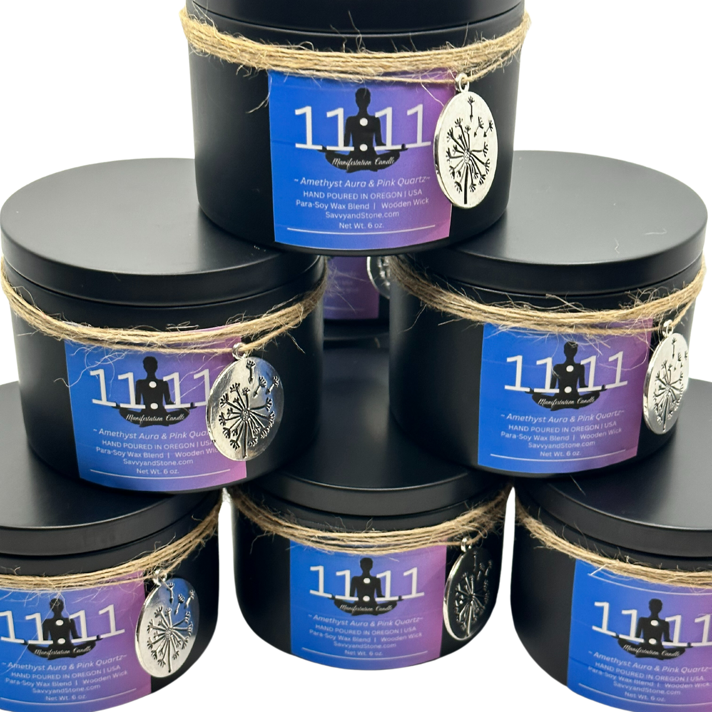 11:11 Make a Wish | Manifestation | 6oz Soy Candle with Wooden Wick (Free Shipping over $35)