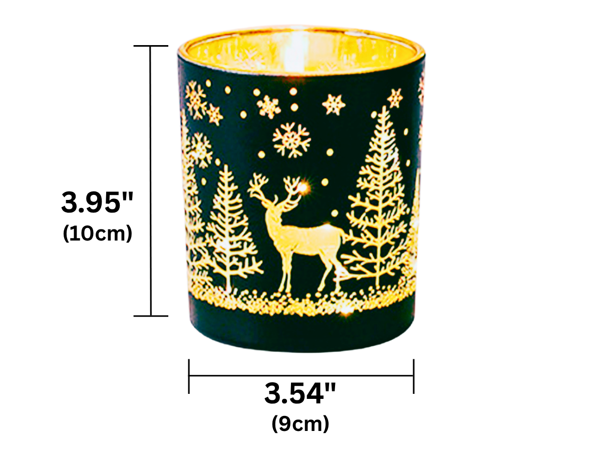 14oz Winter Illuminating Candle | Hand-poured | Soy Wax blend | Wood Wick