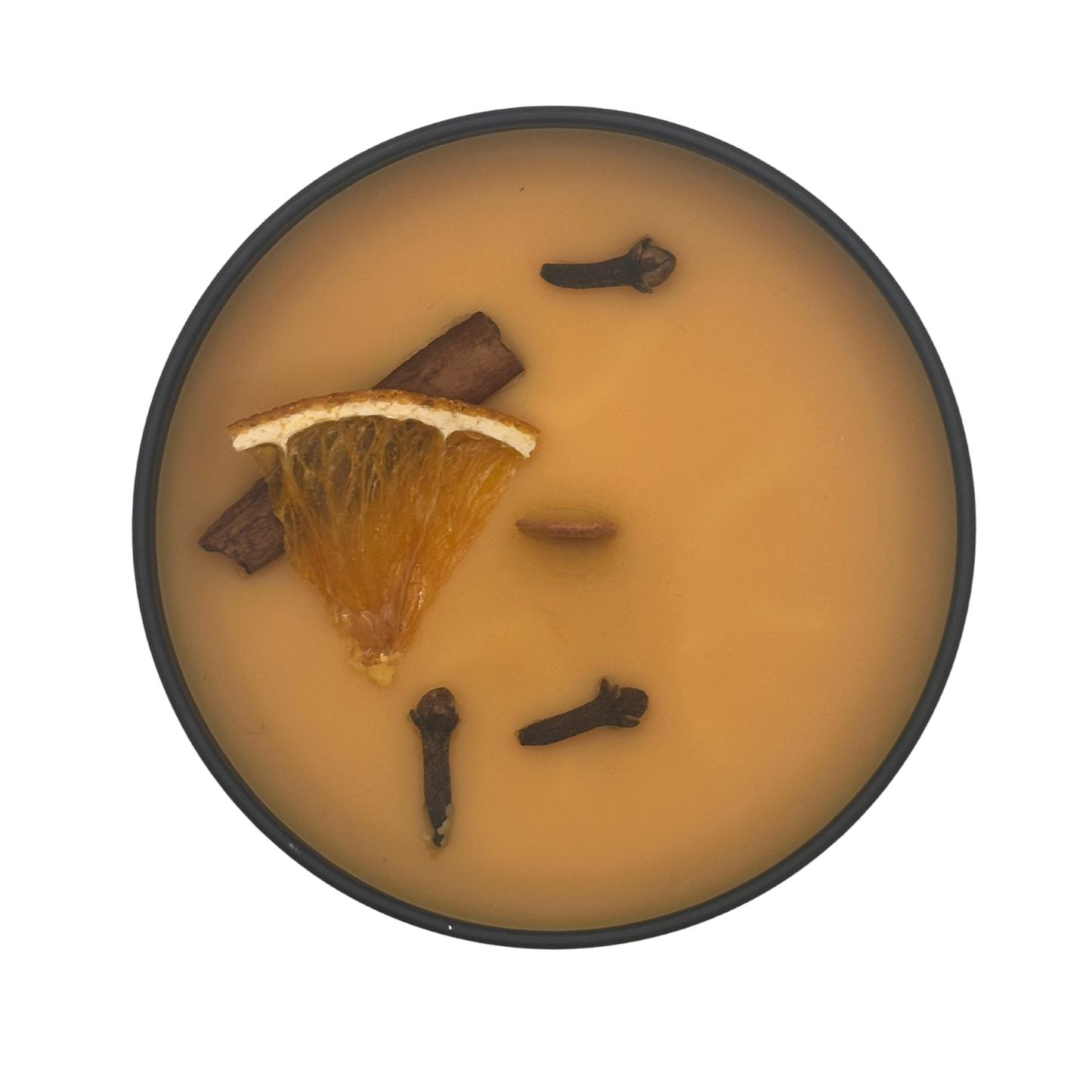 Spiced Orange Candle: Hand-Poured Soy Wax with Wooden Wick (6oz)